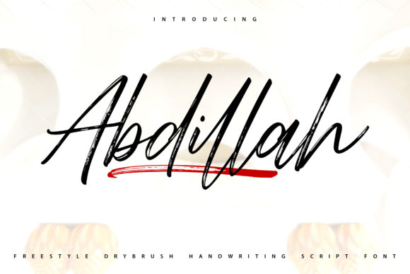 Abdillah: A Timeless Script Font for Editorial Design