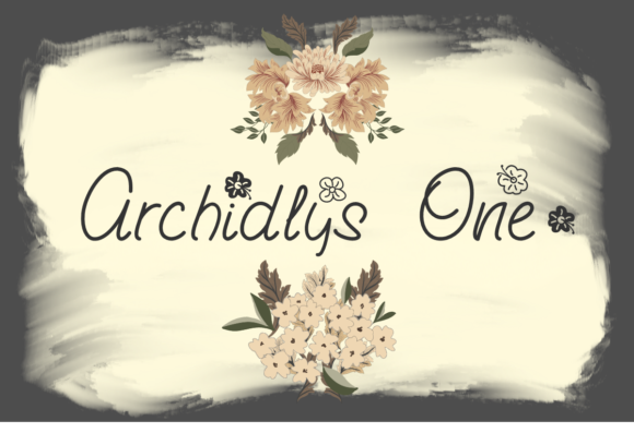 Archidlys One: A Delicate Script for Editorial Elegance
