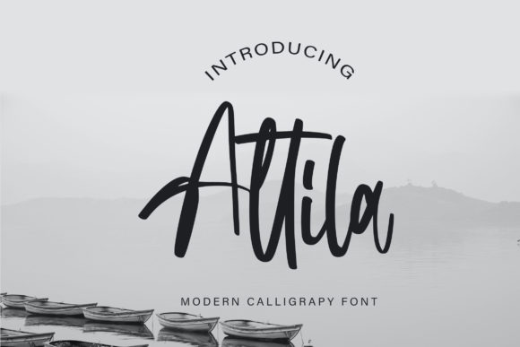Attila: A Modern Handwritten Font for Digital Design