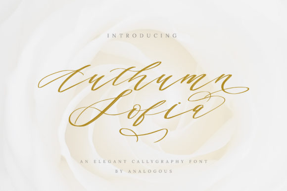 Authumn Sofia: A Timeless Script Font for Editorial Design