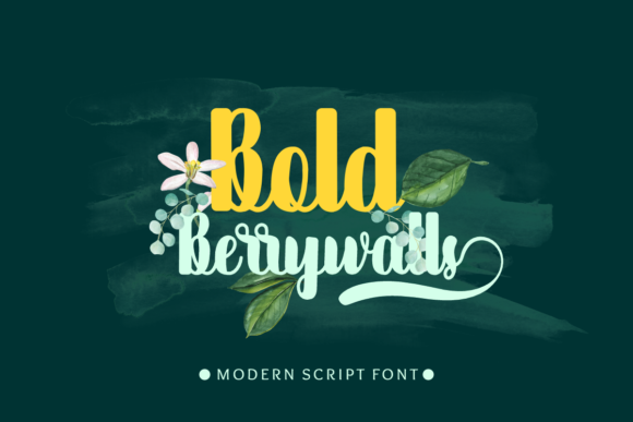 Bold Berrywalls: A Versatile Script Font for Web Design