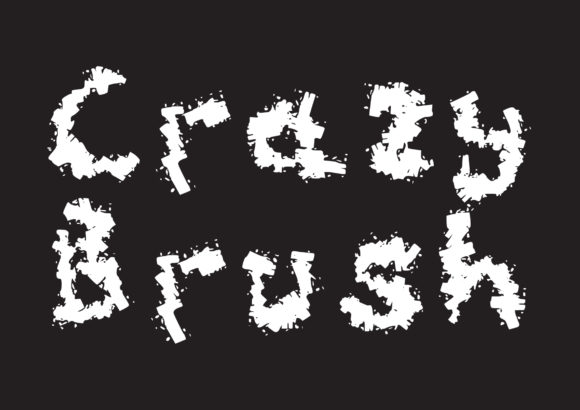 Crazy Brush: A Versatile Font for Digital Design