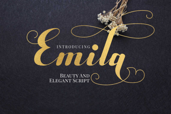 Emila: A Timeless Script Font for Creative Branding