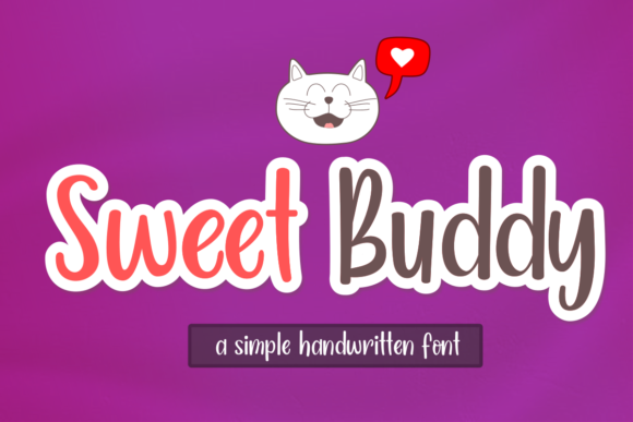 Font Choice That Speaks Volumes: Sweet Buddy in Action