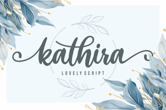 Kathira: A Modern Script Font for Branding Projects