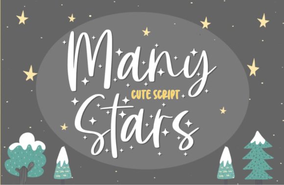 Many Stars: A Script Font That Elevates Your Web Design