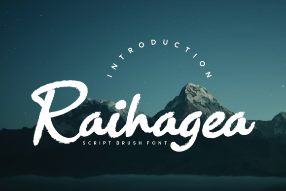 Raihagea: A Handwritten Font for Editorial Design