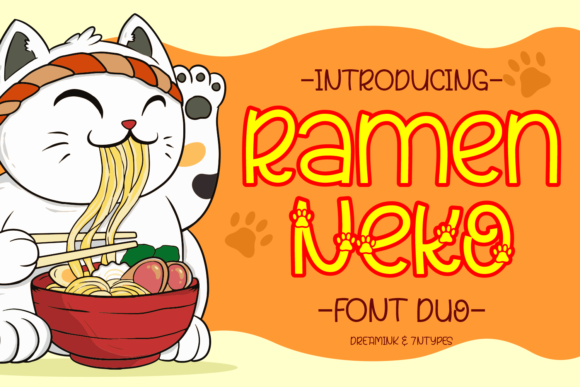 Ramen Neko: A Font That Adds Whimsy to Your Campaigns