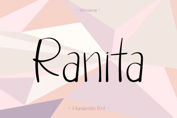 Ranita: A Joyful Handwritten Font for Modern Branding