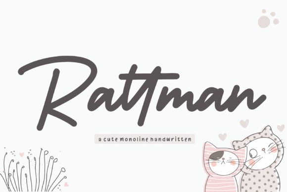 Rattman: The Handwritten Font That Elevates Your Craft