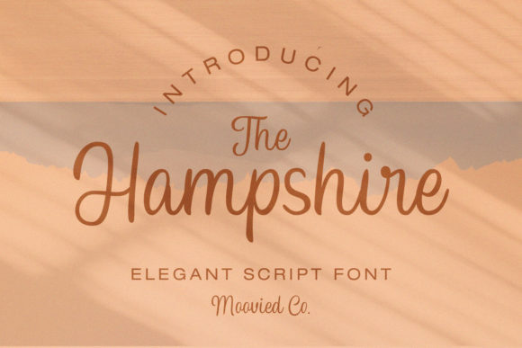 The Hampshire: A Handwritten Font for Editorial Elegance