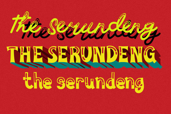 The Serundeng: A Font That Elevates Your Brand