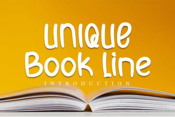 Unique Book Line: A Font That Adds Character to Your Brand