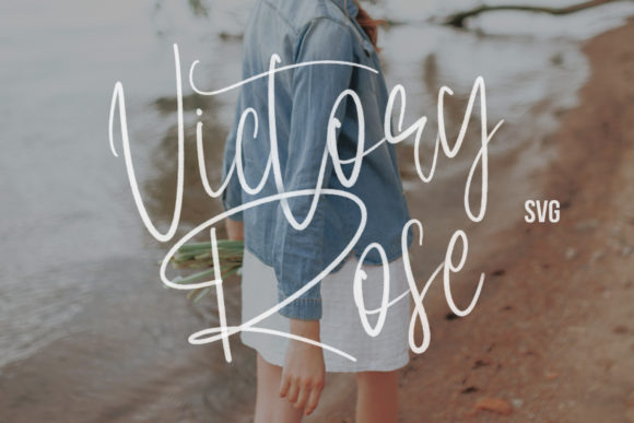 Victory Rose: A Script Font for Crafting with Grace