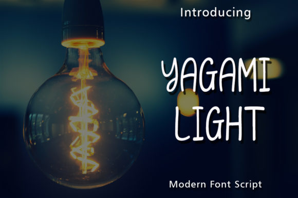 Yagami Light: A Font That Breathes Life Into Your Creations